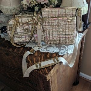 RARE Coach 1941 Satchel Leather Bag & swing pack!!